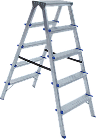 Драбина ELKOP DHR405 (5 ст., верх. ст. 1,18 м, двостороння)