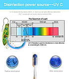 Стерилізатор для зубних щіток з акумуляторною батареєю настінний з таблом зворотного відліку часу (музичний), фото 6
