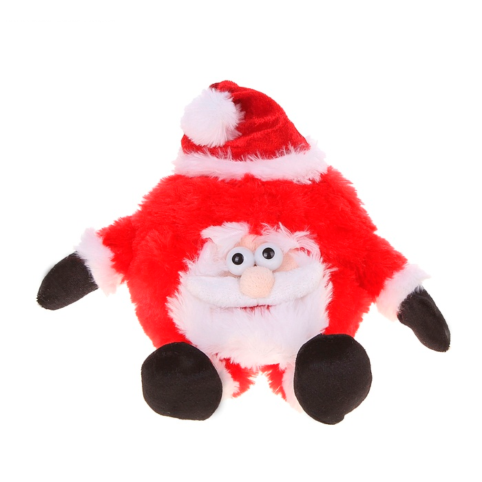 Новогодняя мягкая игрушка Санта Клаус хохоту - фото 1 - id-p58068572