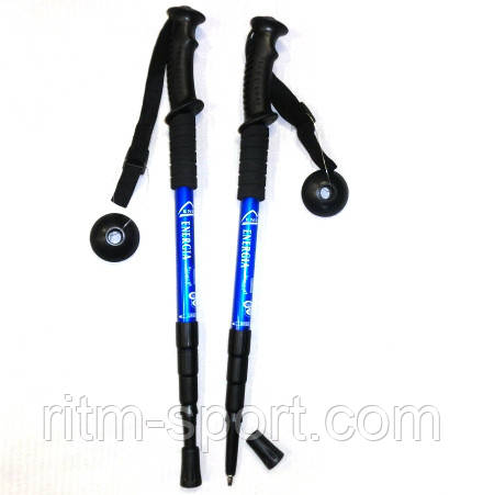 Палиці для скандинавської ходьби та туризму (2 шт., 55-110 см)