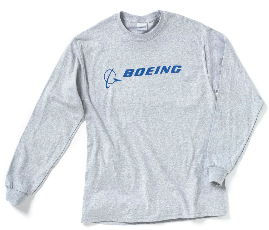 Чоловічий реглан Boeing Long Slv Signature T-shirt 1100100101880009 (Grey)