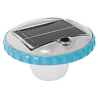 Лампа-поплавець для басейну Intex 28695, плавальна підсвітка на сонячній батареї 