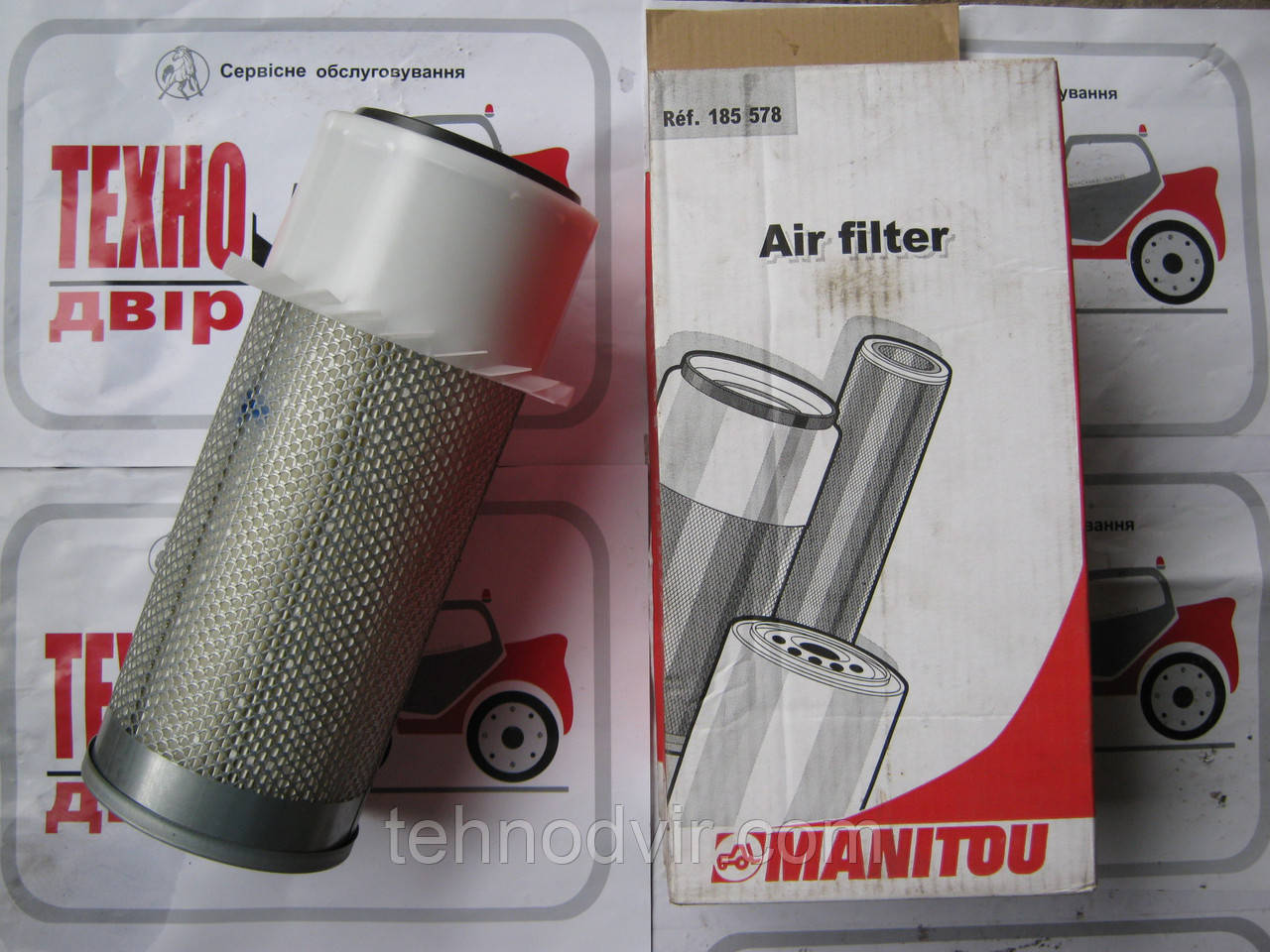 185578 - Фільтр повітряний . Manitou