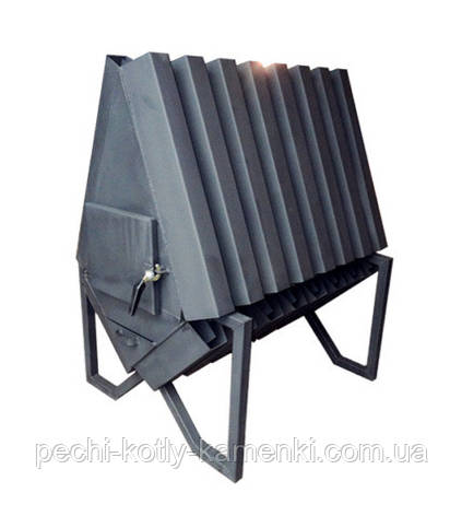 Піч для великого гаража, СТО Turbina-1500 LuxTerm (сталь 4 мм), фото 1