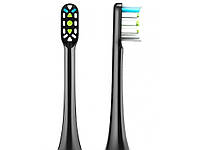 Насадки для звукової електричної зубної щітки S100/200/600 Sonic Black, 2 штуки, фото 2
