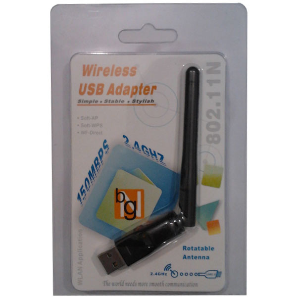 Внешний Wi-Fi адаптер (точка доступа) USB 150 Мбит/с арт.50016