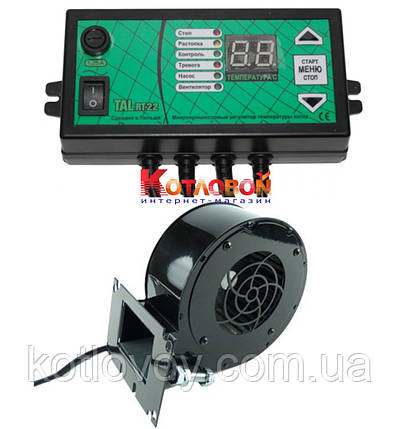 Комплект автоматика для твердопаливного котла TAL RT-22 +вентилятор NWS-75, фото 1