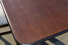 Стіл дерев'яний розкладний для маленької кухні Лідер Мікс меблі, колір темний горіх, фото 5