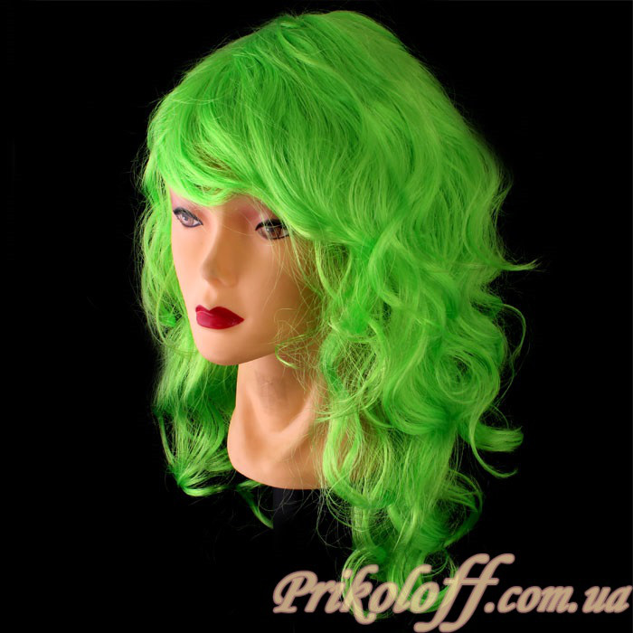 Перука, парик зелений, яркий., фото 1