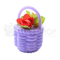 Футляр оксамитовий "Корзинка з квітами" 