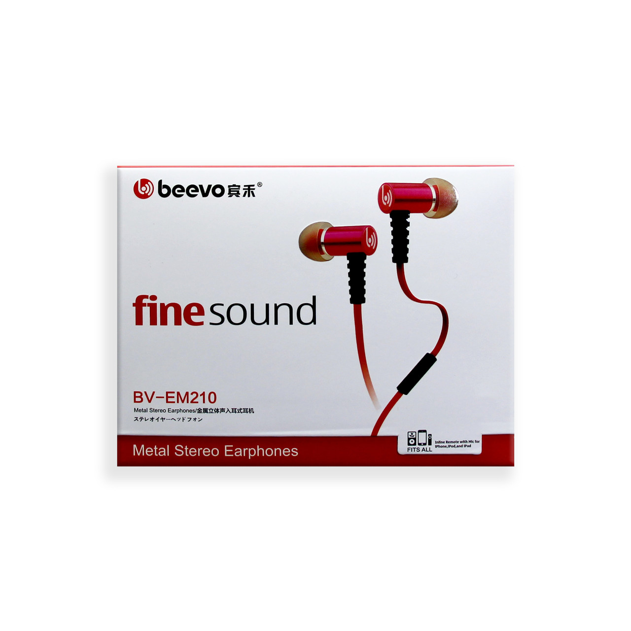 Навушники BEEVO BV-EM210 вакуумні з гарнітурою