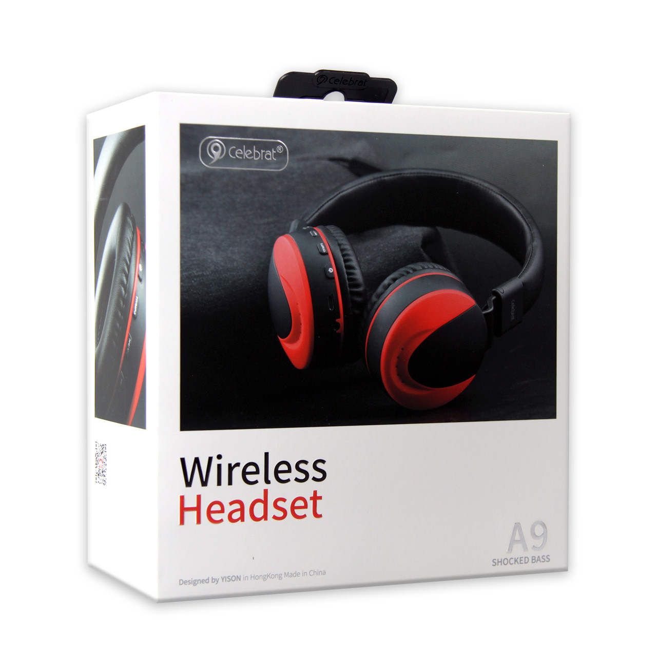 Навушники Bluetooth CELEBRAT A9 Wireless Headset червоні