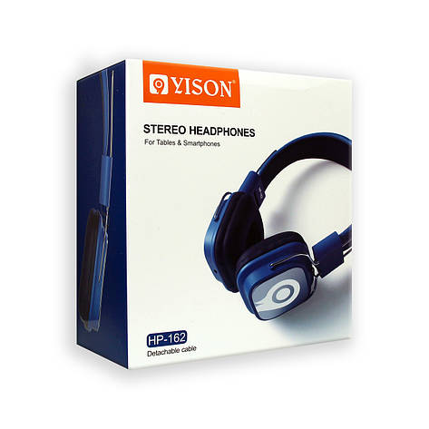 Навушники YiSON HP-162 Stereo, сині, фото 1