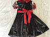 Дитяче плаття з пишною спідницею чорного кольору, фото 2