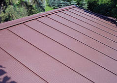 Покрівельна фальцева панель "Retroline 510 М" 0.5 мм,PURMAT RAL 8017