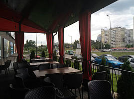 Купити штори для літнього кафе, ресторана, бара