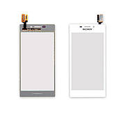 Тачскрін SONY D2302/D2303 Xperia M2 Dual/Xperia M2 білий