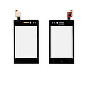 Тачскрін SONY ST23i Xperia Miro чорний