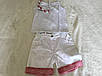 Літній костюм для дівчинки з блузою і шортами, фото 3