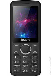 Мобільний телефон Bravis C242 Slim Dual Sim Black