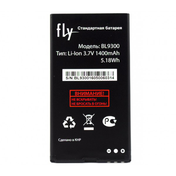 Акумулятор BL9300 для Fly TS112 (ORIGINAL) 1400 мAh, фото 1
