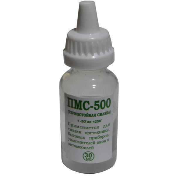 Термостійке мастило ПМС-500 Силіконова олія (поліметилсилоксан), фото 1