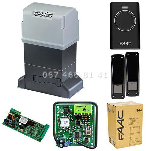 FAAC 844 ER Kit автоматика для відкатних воріт комплект