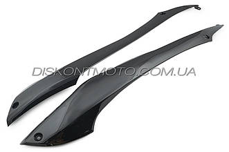 Пластик Yamaha JOG SA16 нижній (лижі) (чорний) KOMATCU