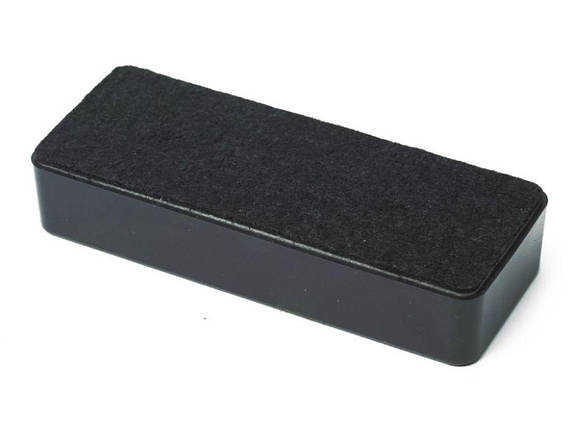 Губка для дошки Deli 7834Е чорний магнітна 120х50, фото 1