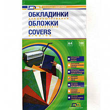 Обкладинки для палітурки D&A BIND 20300 білий А4 під шкіру 230 г/100 шт./пач. тильного стору