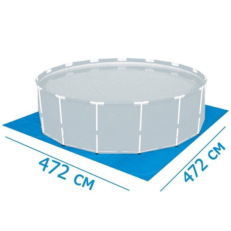 Підстилка для басейнів Intex 28048 (58932) 472 х 472 см, фото 1