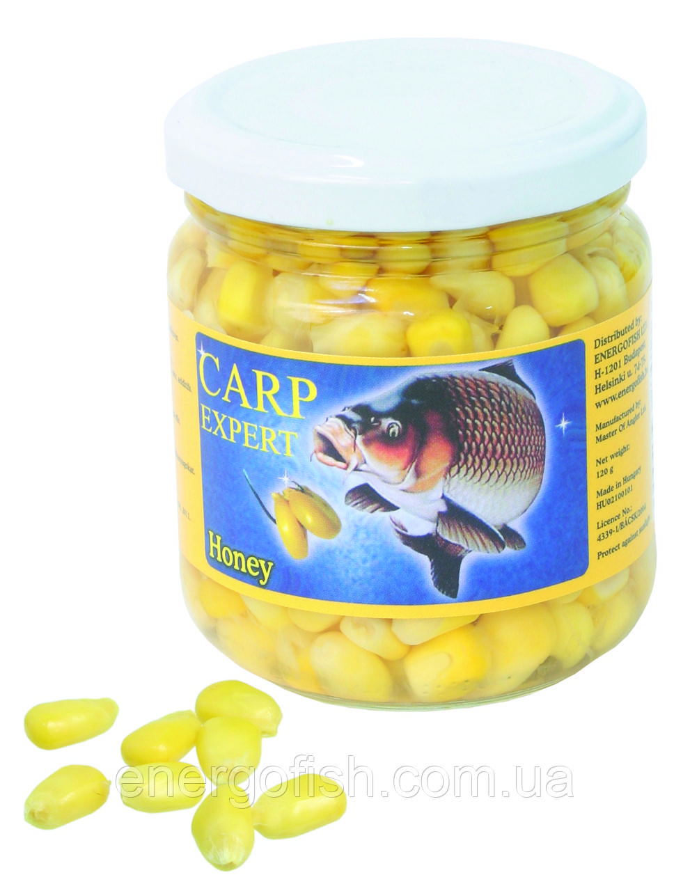 Кукурудза Energofish Carp Expert в сиропі 10-15 мм 212 мл Honey Мед (98004103)