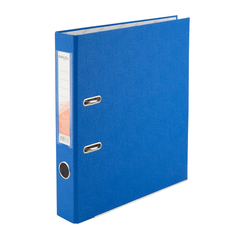 Реєстратор А4 Delta D1713-07C блакитний 50 мм 1стор покр ПВХ, мет.окант (збірна)