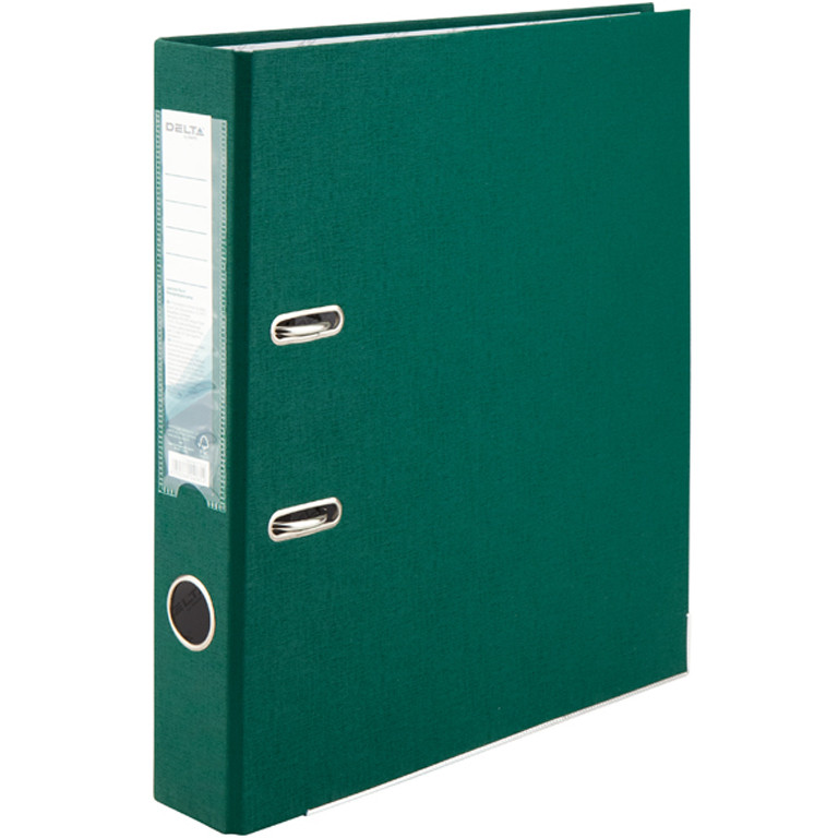 Реєстратор А4 Delta D1713-23C темно-зелений 50 мм 1стор покр ПВХ, мет.окант (збірна)