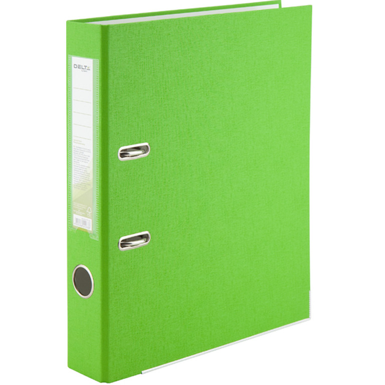 Реєстратор А4 Delta D1713-30C салатовий 50 мм 1стор покр ПВХ, мет.окант (збірна)