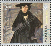 «Б.Д. Григорів «Дама в чорному», 1917» серії «Скарби музеїв України»., фото 1