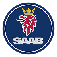 Ковпачки та наклейки для дисків Saab