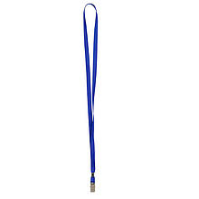 Шнурок для бейджа Axent 4532-02-А синій із металевим кліпом