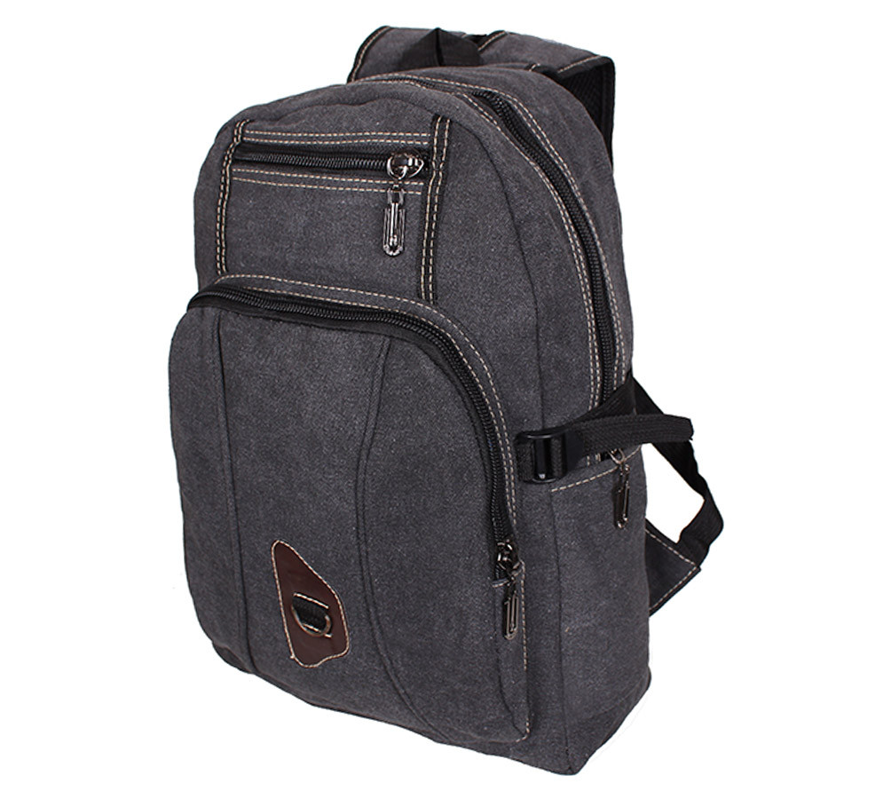 Рюкзак текстильний міський 303333-2Black чорний, фото 1