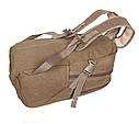 Рюкзак текстильний міський 303362-1Beige бежевий, фото 6