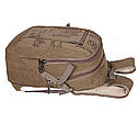 Рюкзак текстильний міський 303362-1Beige бежевий, фото 7