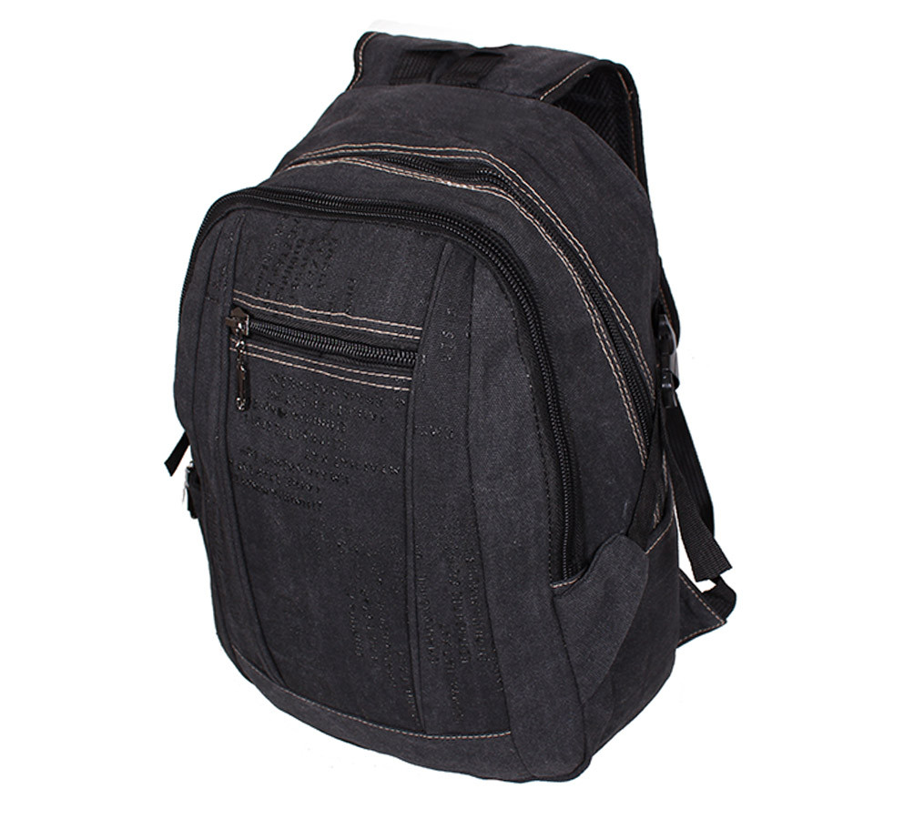 Рюкзак текстильний міський 303362-3Black чорний, фото 1