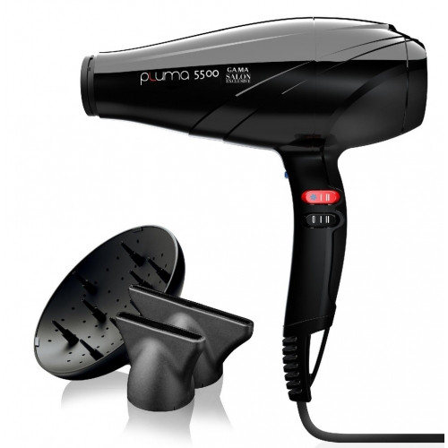 Фен для волосся професійний GAMA Pluma 5500 Oxy-Active Black A11.PL5500ION.NR (SH0901)