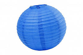 Підвісний куля ліхтарик плісе 45см - Синій