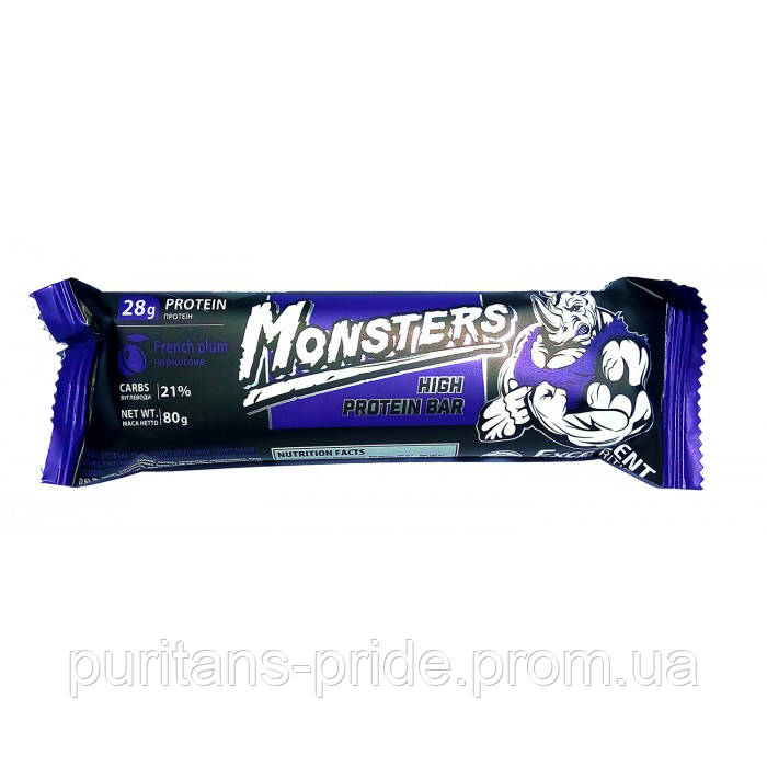 Monsters High Protein Bar 80 g Чернослив