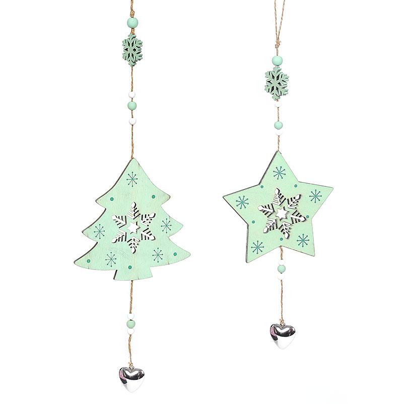 Новорічний декор на підвісі в асс 2 ТОВАР ВІД ВИРОБНИКА