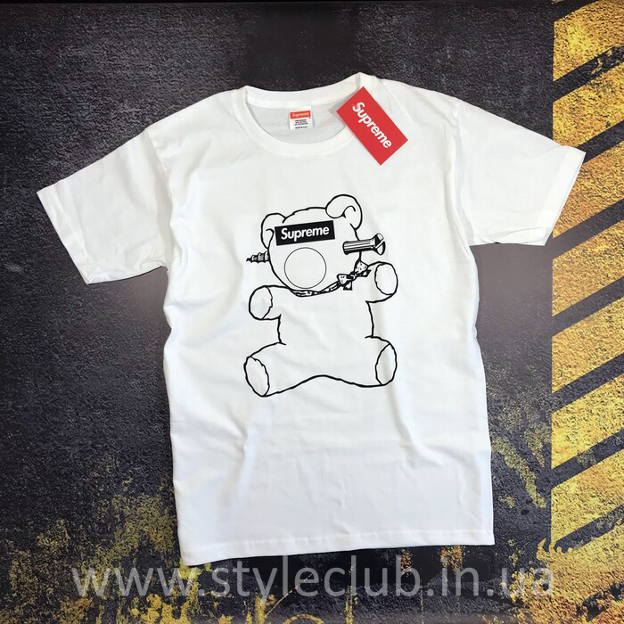 Футболка чоловіча Supreme Teddy | бірка оригінальна XS