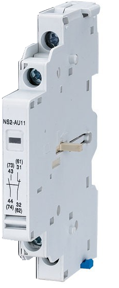 Блок доп. контактів NS2-AU11 1NO+1NC бічний для NS2-80B, фото 1