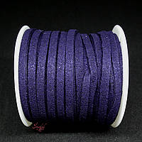 Шнур замшевый 3х1 мм для плетения в рукоделии цвет