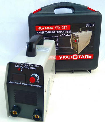 Зварювальний інвертор Уралсталь ІСА ММА 370 IGBT, фото 1